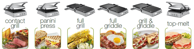 cuisinart griddler deluxe electric grill
